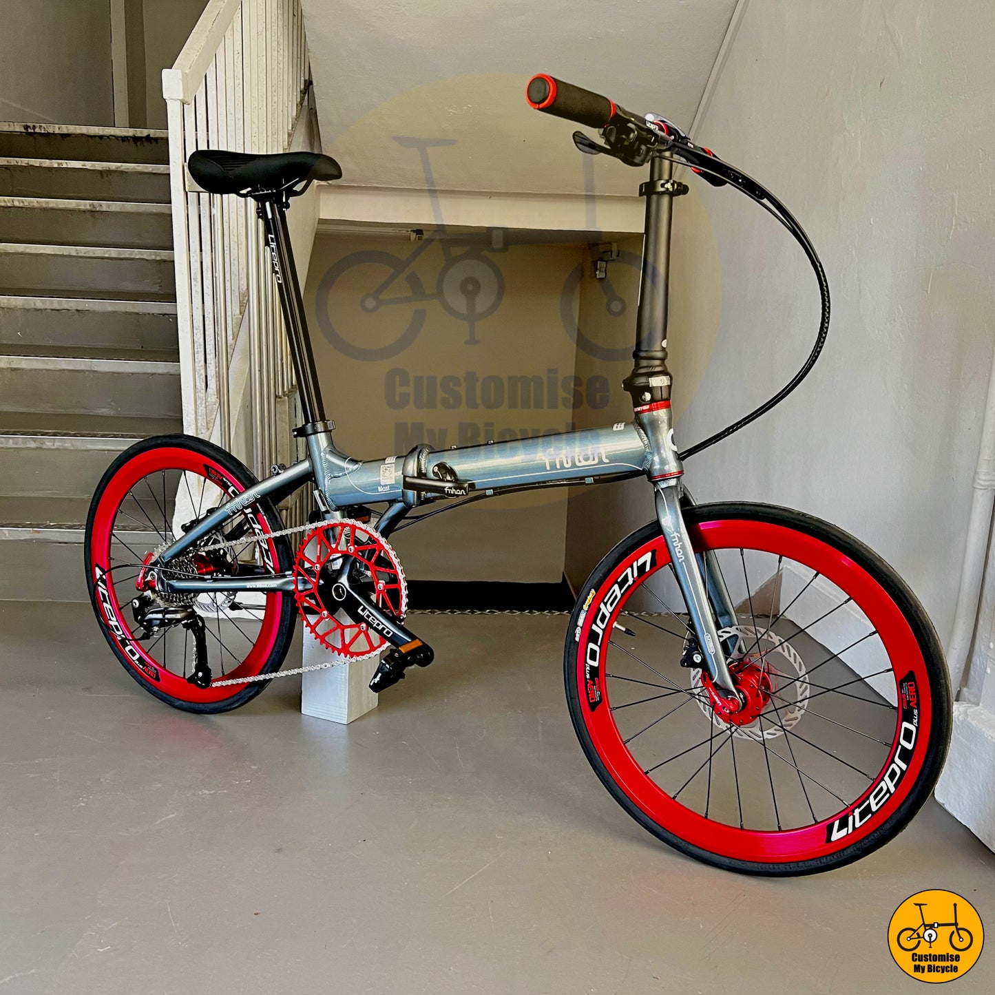 Fnhon Blast 22-Inch Folding Bike β An Eye-Catching Foldable Bicycle for City Riders