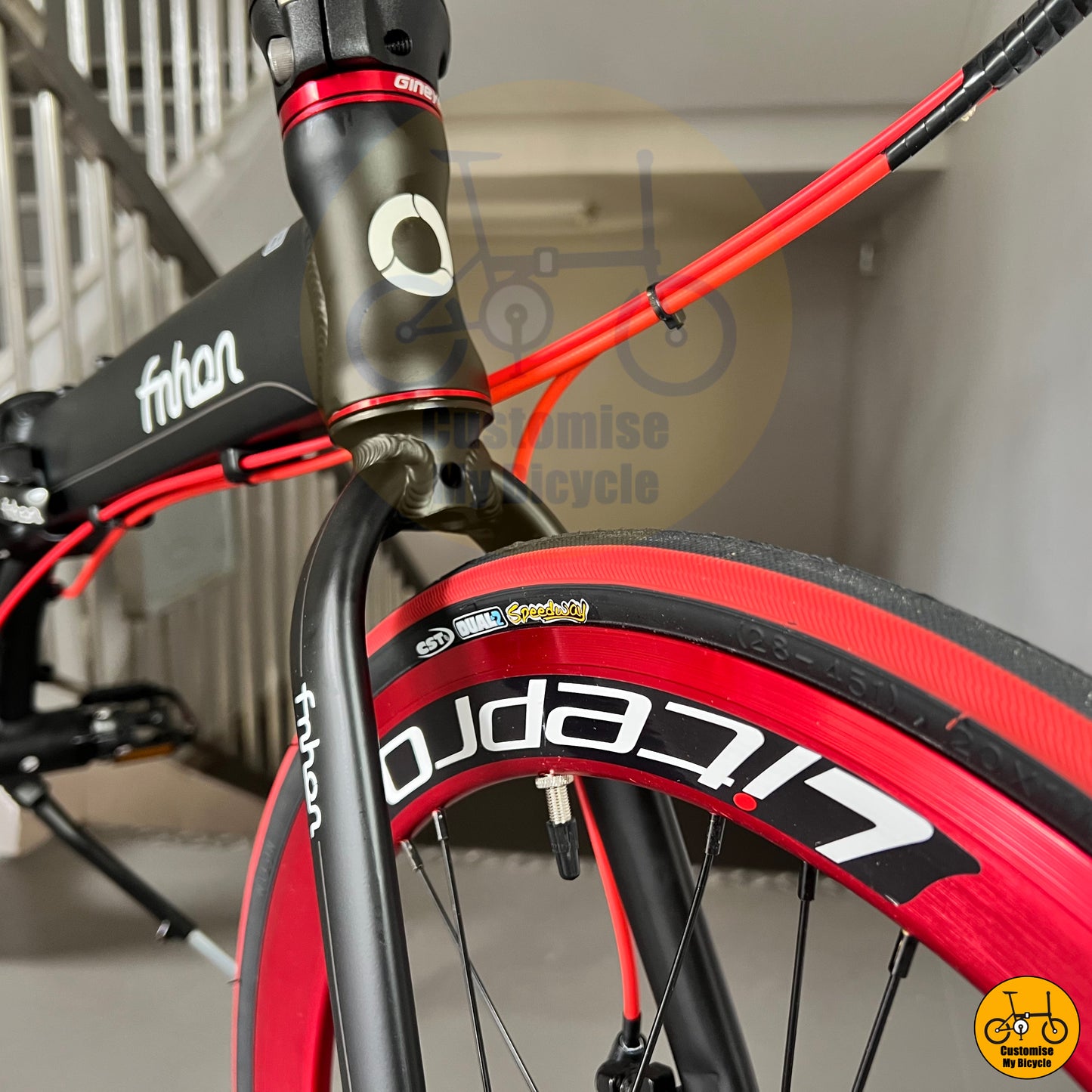 Fnhon Blast 22β β’ Shimano 9s β’ Black Red