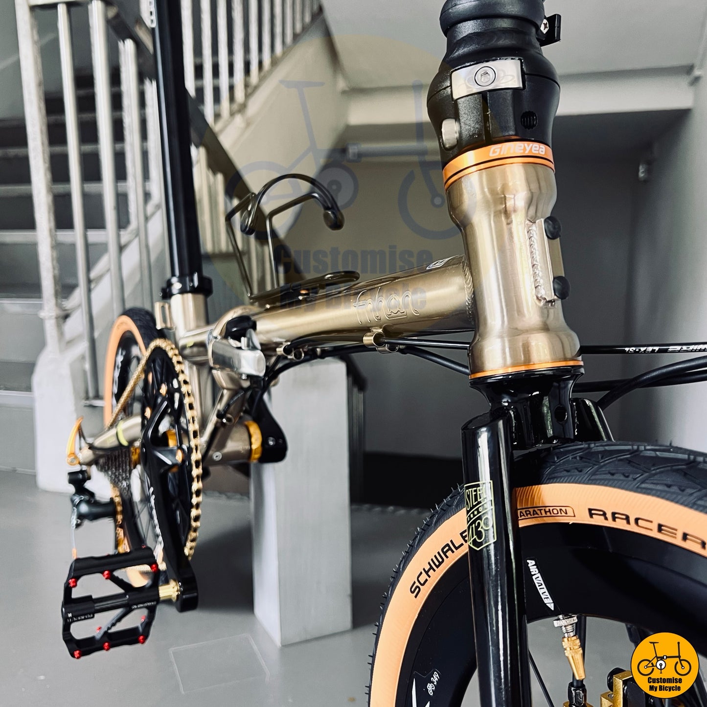 Fnhon Gust 18β β’ Shimano 10s β’ Titanium Gold