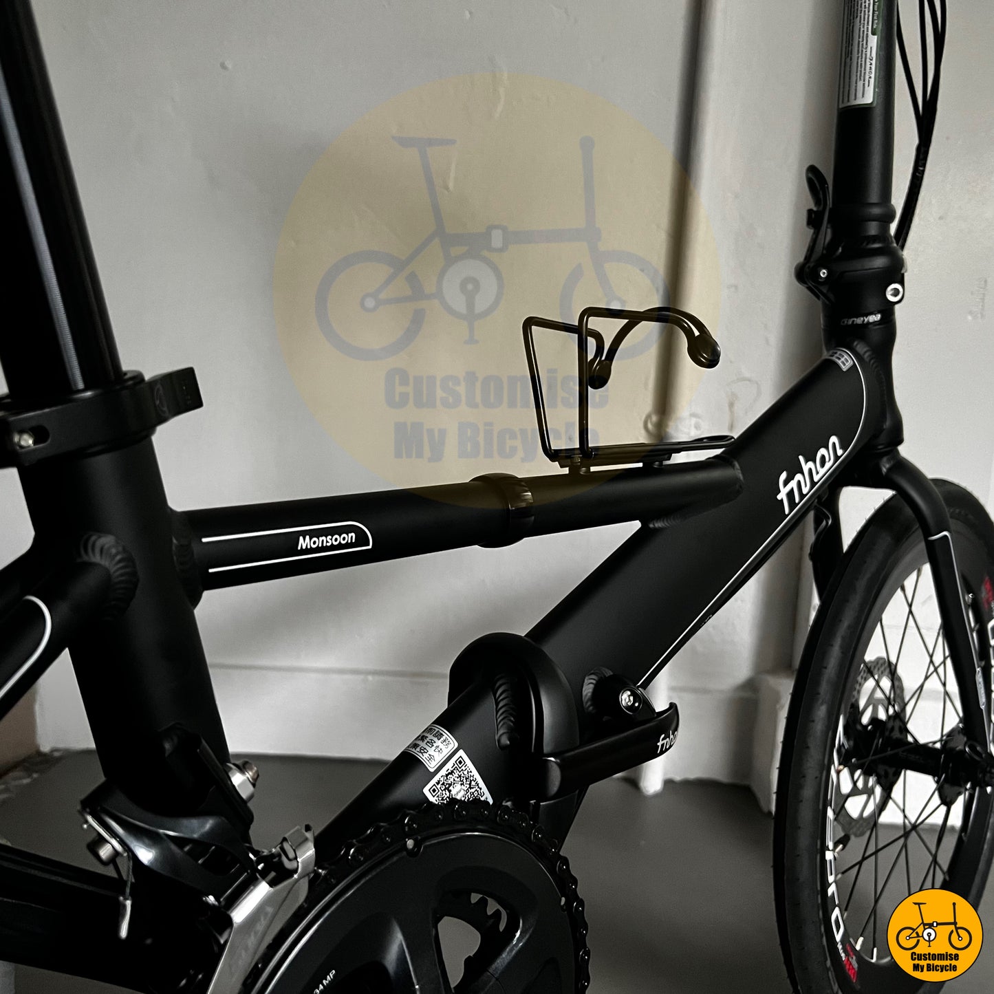 Shimano 2x9 Gears Fnhon Monsoon 22-Inch Folding Bike β Precision Shifting for Speed