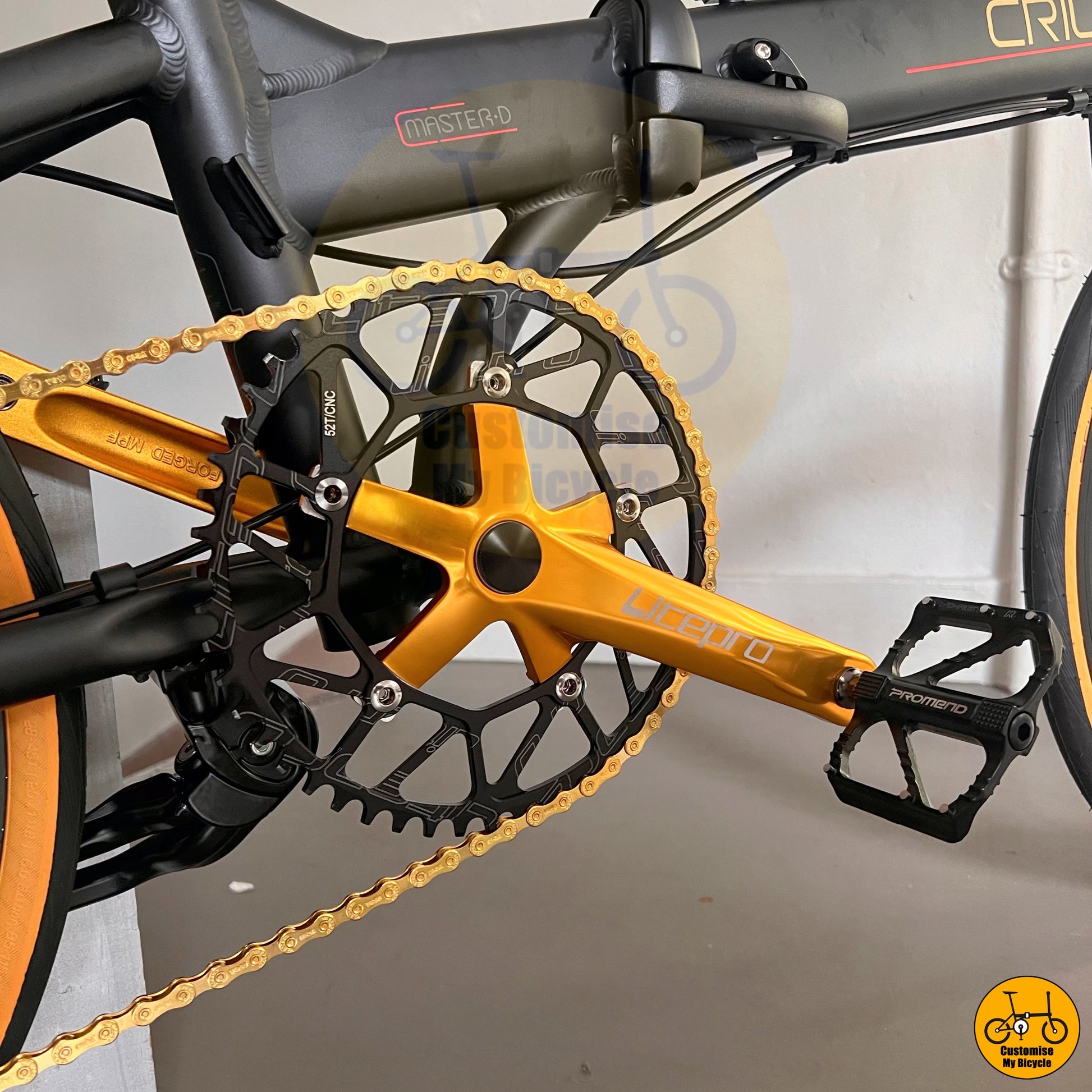 Crius Master 22-Inch Folding Bike – A High-Quality Ride with Shimano Tiagra & Schwalbe Tyres

