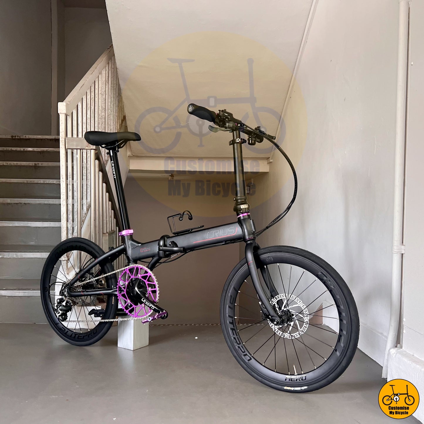 Lightweight Crius Master 22-Inch Foldable Bicycle – Built for Speed & Daily Commuting
