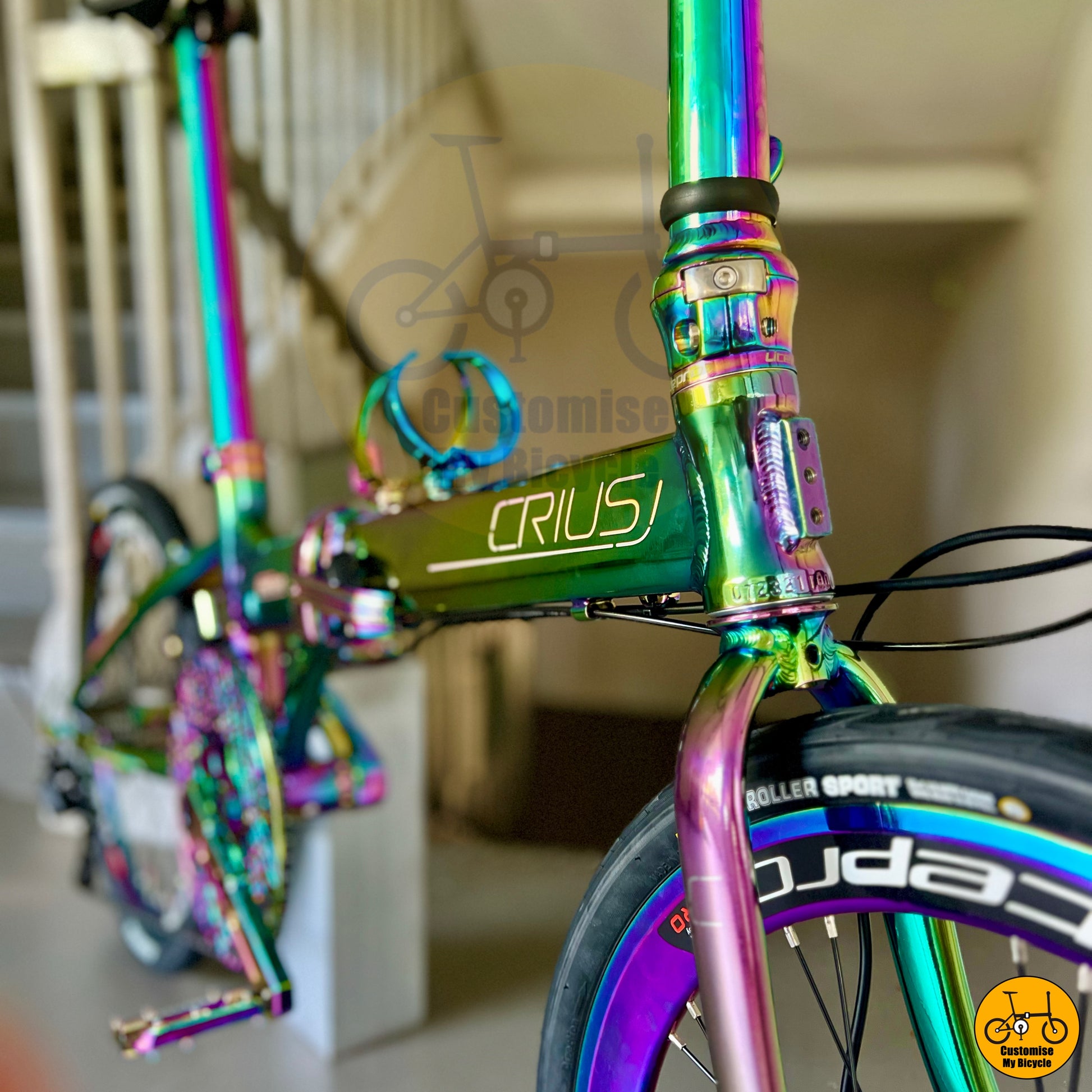 High-End Shimano 11-Speed Crius Master 22-Inch Folding Bike – Built for Speed & Efficiency
