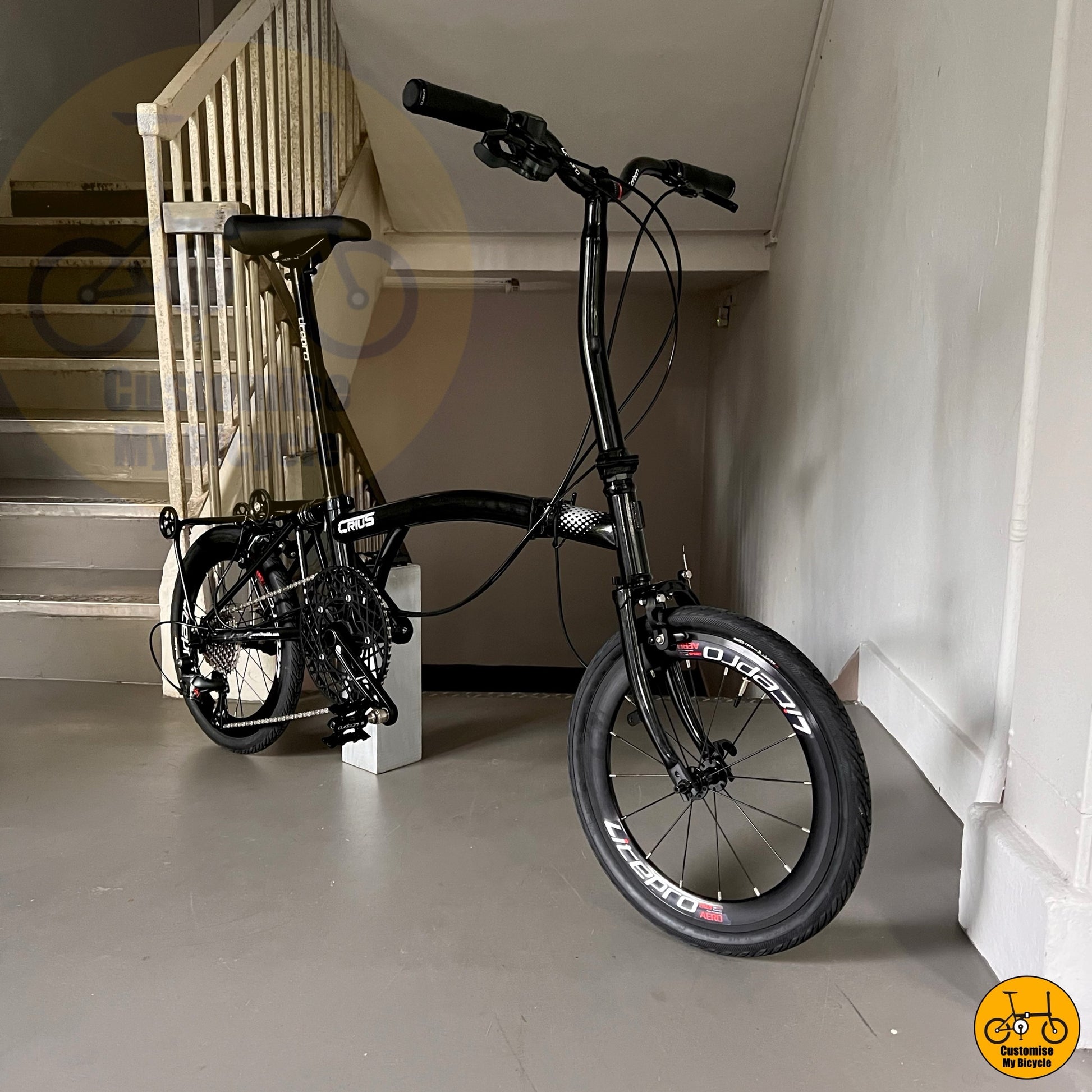 Crius Trifold 18-inch Foldable Bicycle – 11.5kg Lightweight City Ride with CST Tyres
