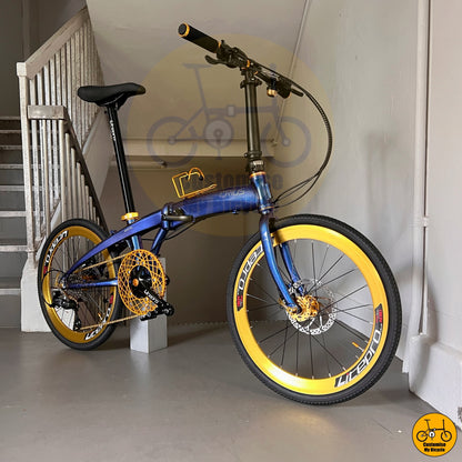 Chameleon Blue Foldie – Lightweight & Perfect for City Riding
