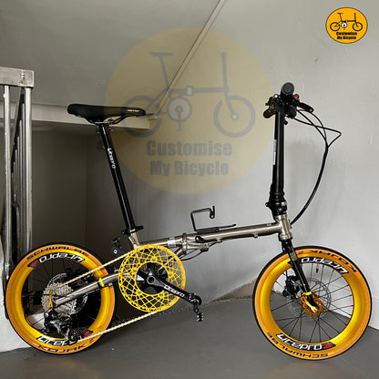 Fnhon Gust 18” • Shimano 10s • Titanium Gold