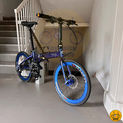 Multi-Terrain Fnhon Blast 22-Inch Folding Bike – Ride Smoothly on Any Surface
