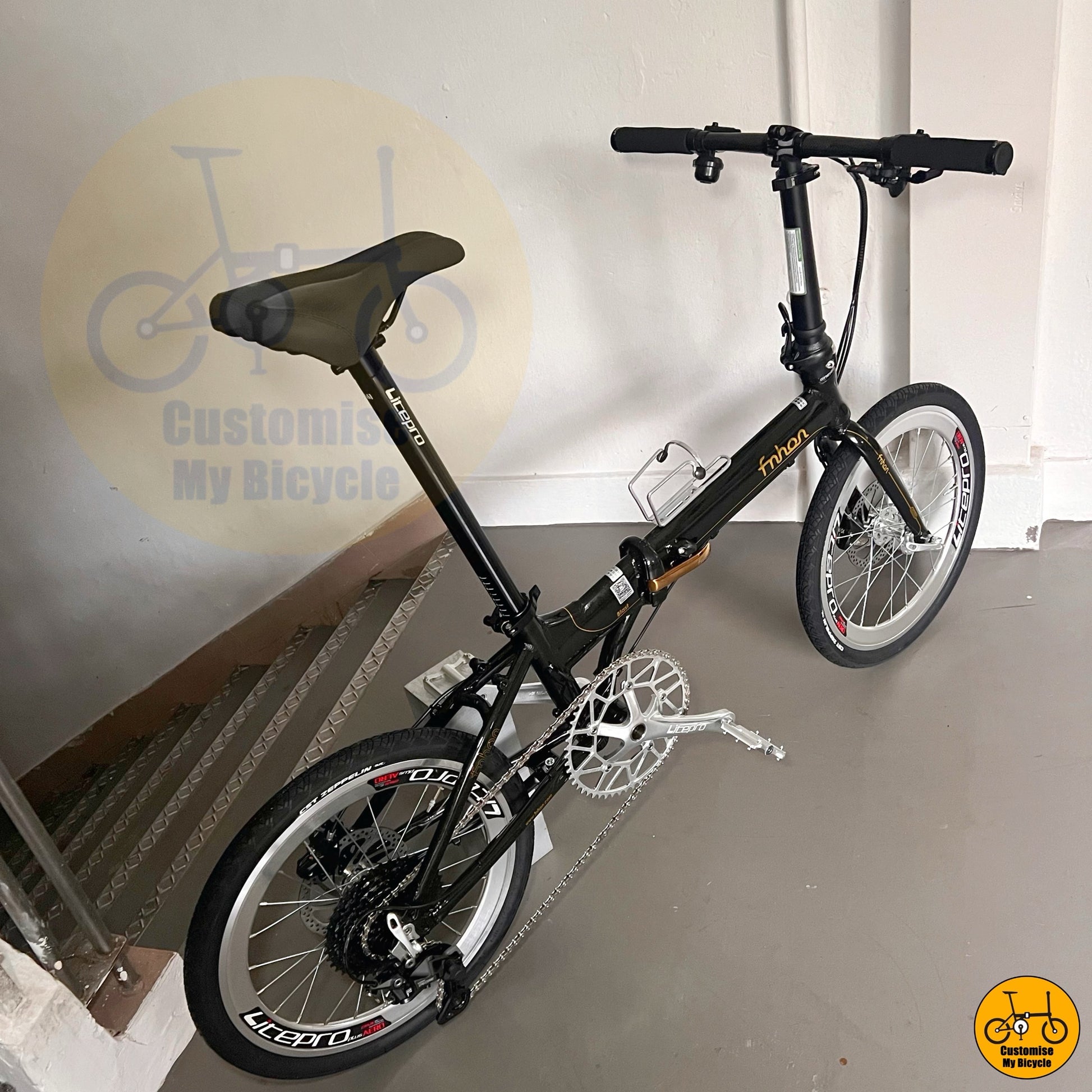 Fnhon Blast 20-inch Foldie – City Bike with hydraulic brake & Climb-Friendly Gearing
