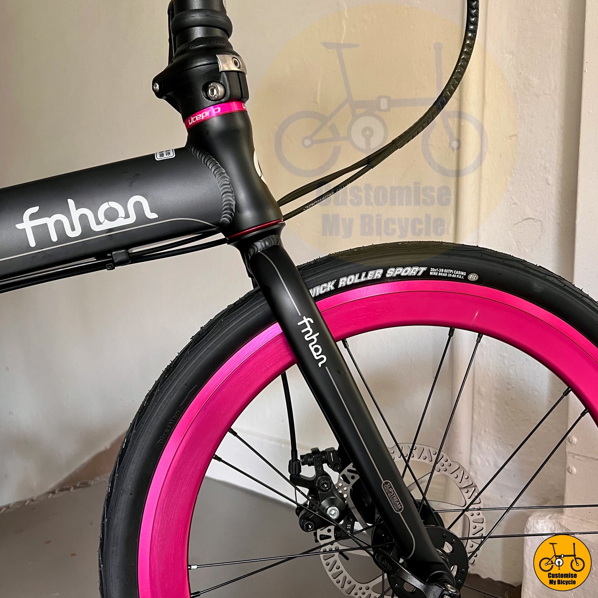 Blackpink-Inspired Fnhon Blast 22-Inch Folding Bike – Sleek, Sporty & Eye-Catching
