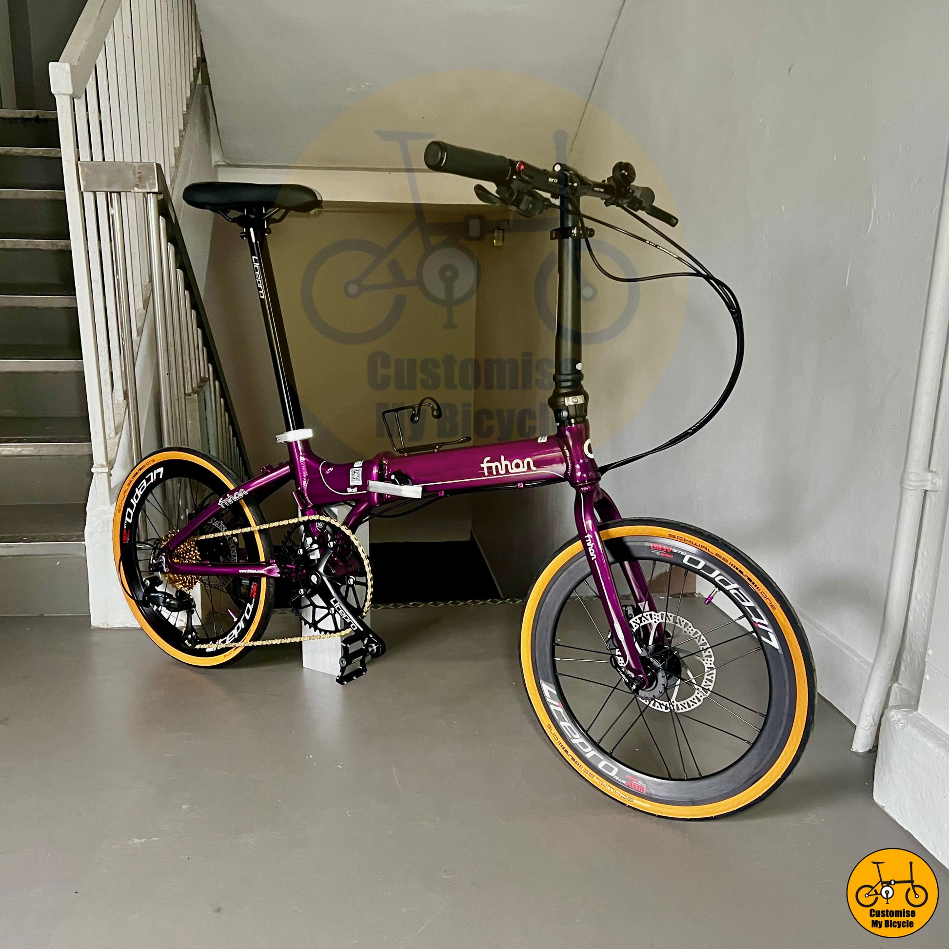 Evangelion Edition Fnhon Blast 20-Inch Foldable Bicycle – Lightweight & Striking Design
