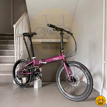 Fnhon Blast 22-Inch Folding Bike – Royale Purple Frame for a Bold City Ride
