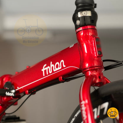 Fnhon Blast lightweight aluminium alloy frame detail with front block
