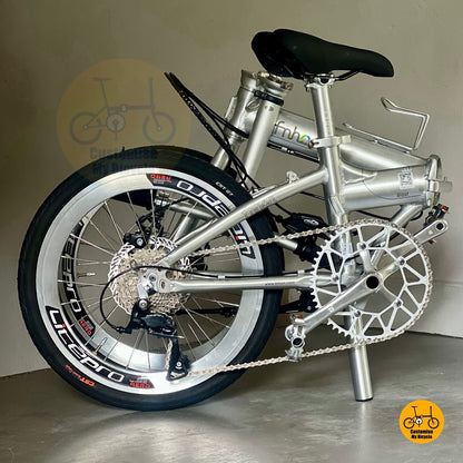 folding bike compact storage view folded position lightweight aluminium body