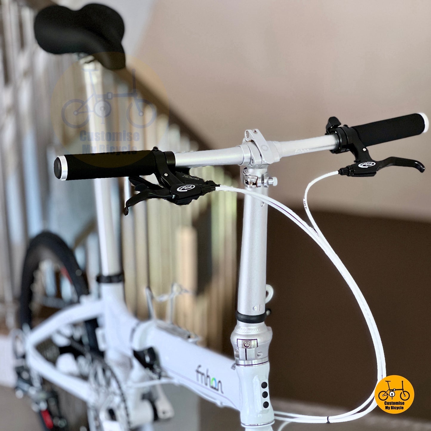 Fnhon Blast 22 inch folding bike overall front angle view
