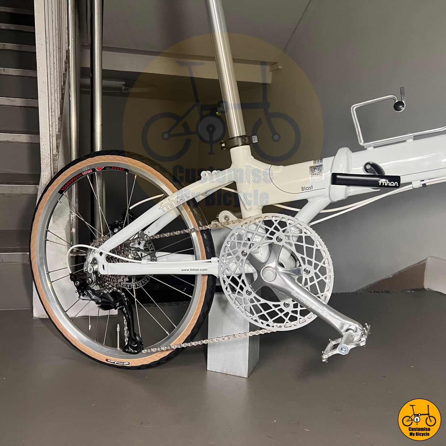 Refined & Stylish Fnhon Blast 22-Inch Folding Bike – Smooth Handling & Comfort
