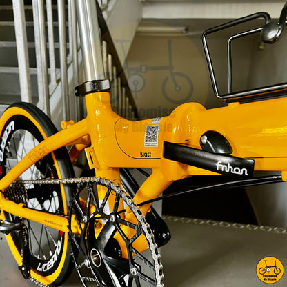 Bumblebee-Themed Fnhon Blast 20-Inch Folding Bike – A Stylish & Performance-Focused Ride
