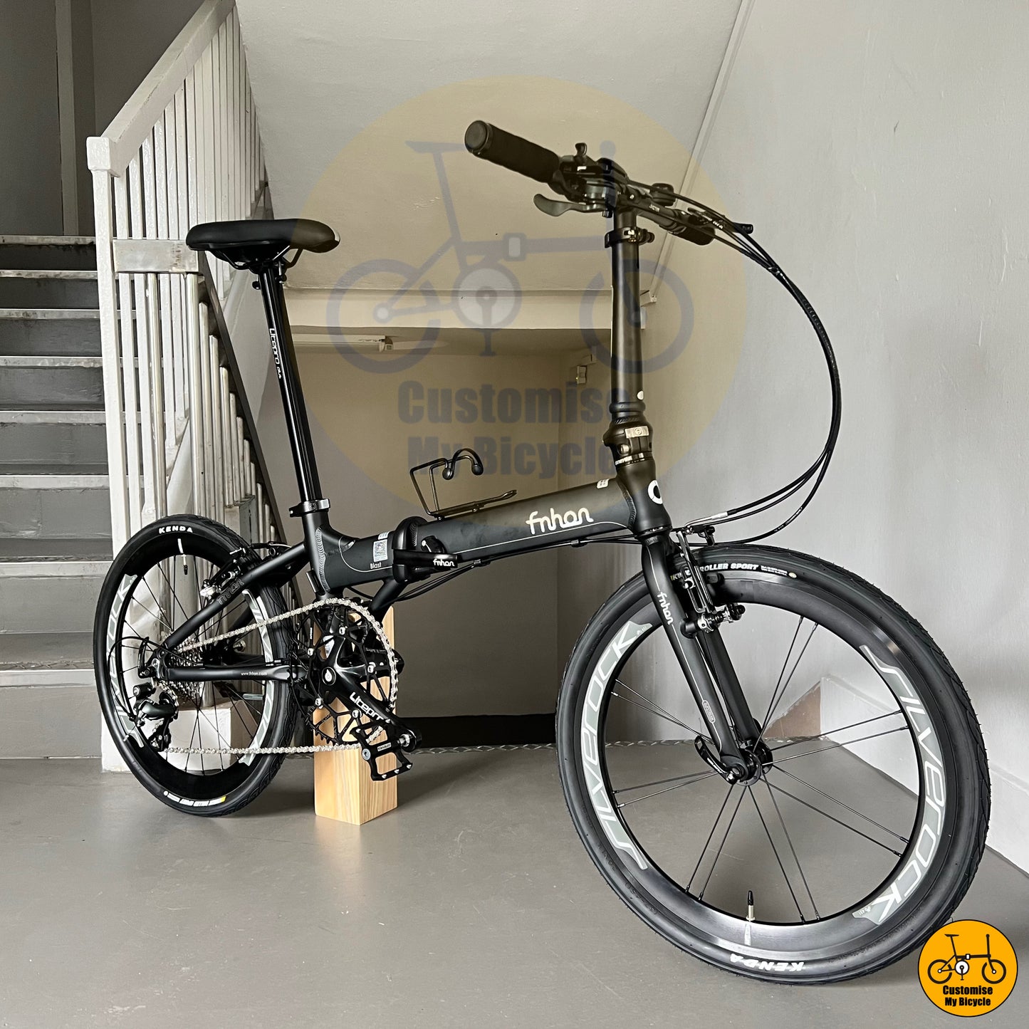 Rim Brake Fnhon Blast 22-Inch Folding Bike – Precision Braking for Smooth Stops
