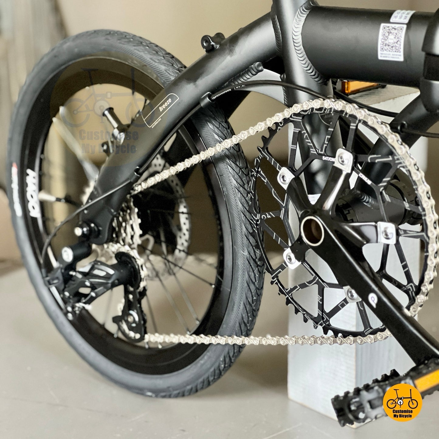 LITEPRO Hollowtech crank and chainring
