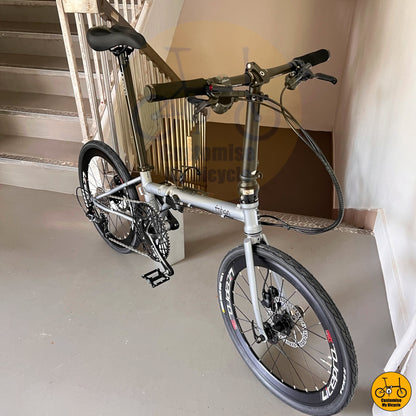 Chromoly Alloy Frame Fnhon Gale 22-Inch Foldable Bicycle – Built for Power & Speed
