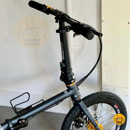 Fnhon Gust folding bike handlepost adjustable system urban ride comfort
