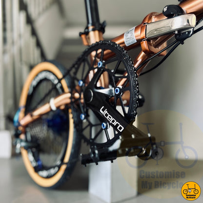 Fnhon Gust 18” • Shimano 10s • Rose Gold & Blue