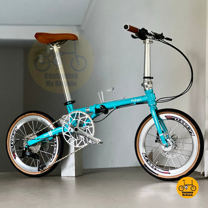 Fnhon Gust clean cable routing and brake housing detail