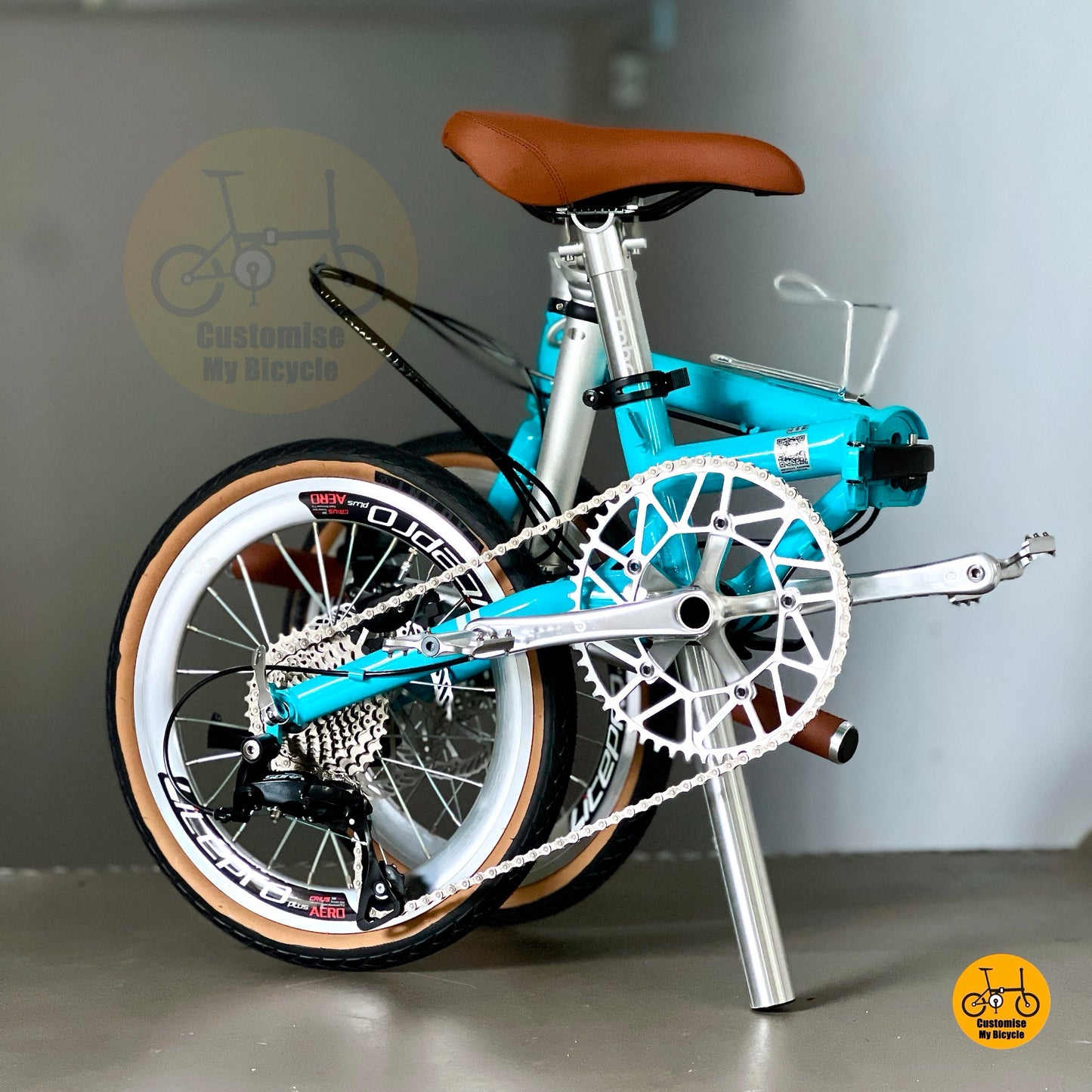 Sepeda Lipat Fnhon Gust 18 Inci Rangka Baja Chromoly Sistem Shimano
