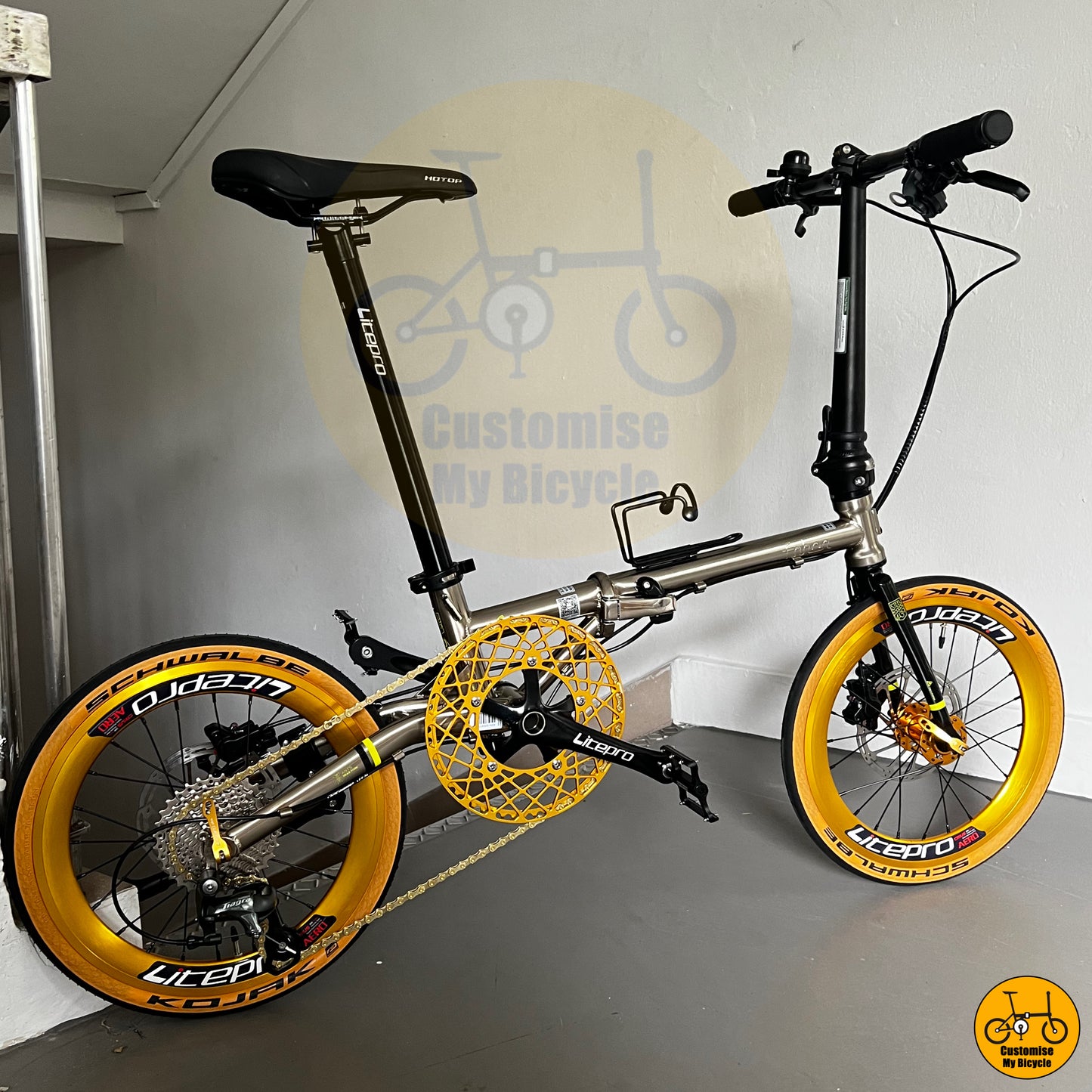 Fnhon Gust 18” • Shimano 10s • Titanium Gold