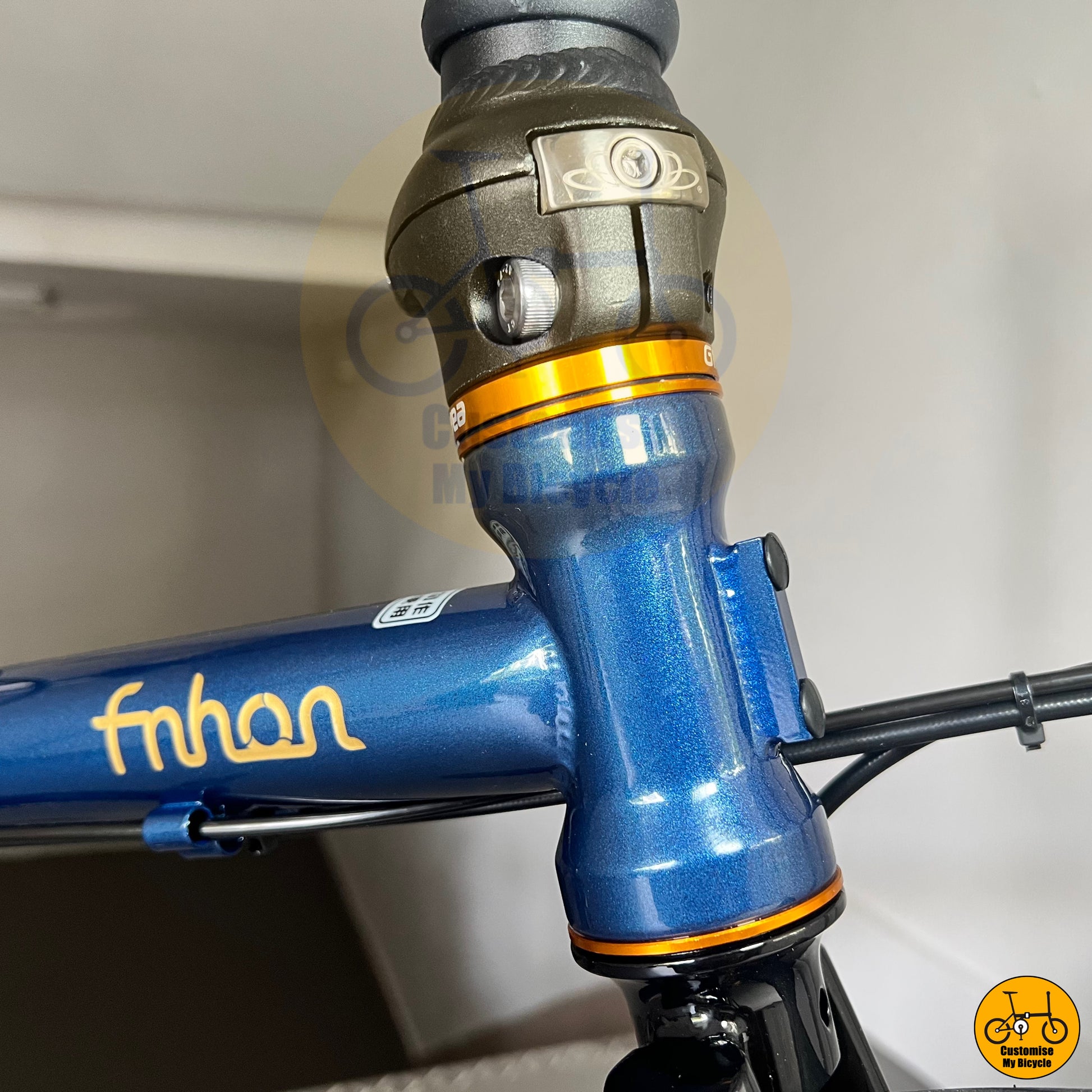 Front block adaptor holes on Premium foldable bicycle with fast and furious speed capabilities
