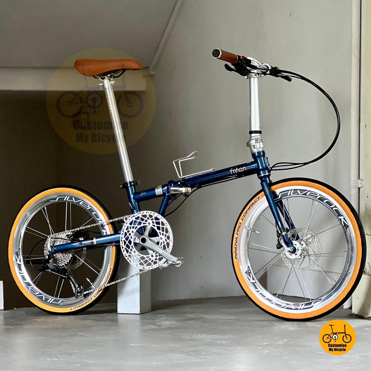 Sepeda Lipat Fnhon Gust 22 Inci Rangka Baja Chromoly Sistem Shimano
