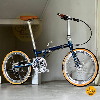 Sepeda Lipat Fnhon Gust 22 Inci Rangka Baja Chromoly Sistem Shimano
