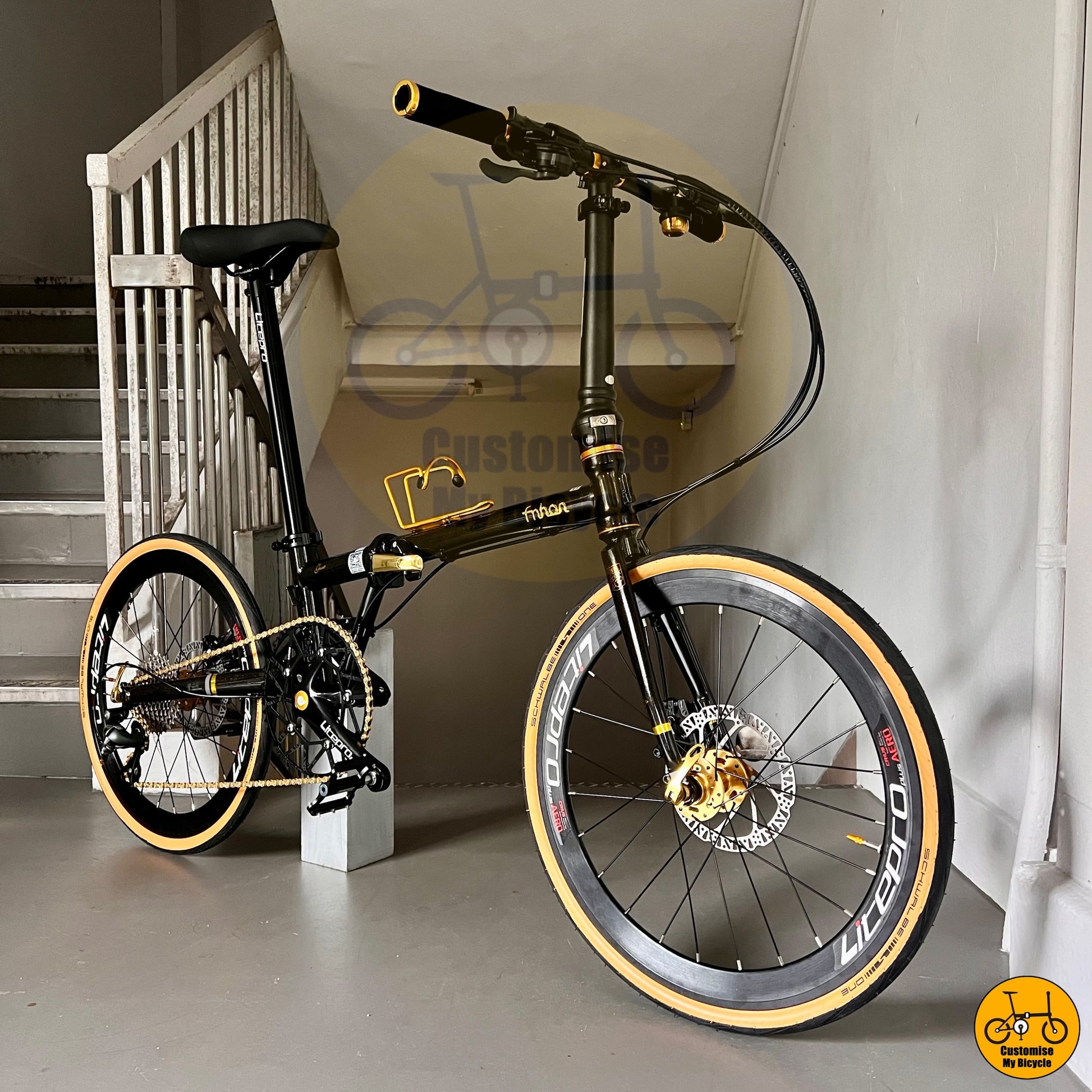 Fnhon Gust 22-inch Foldie – Sleek Design with Performance Components for Commuting & Adventure
