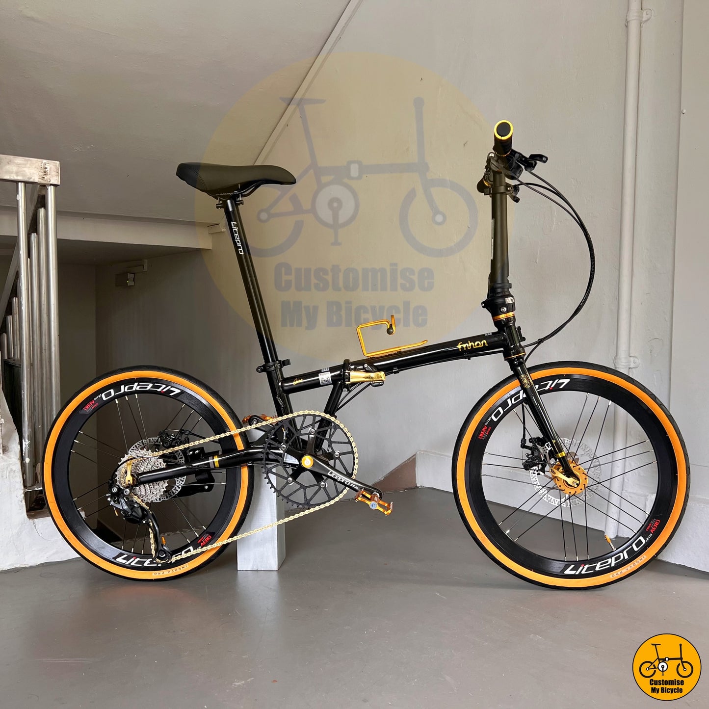 🔥11.11🔥 Fnhon Gust 22” • Shimano 9s • Black Gold