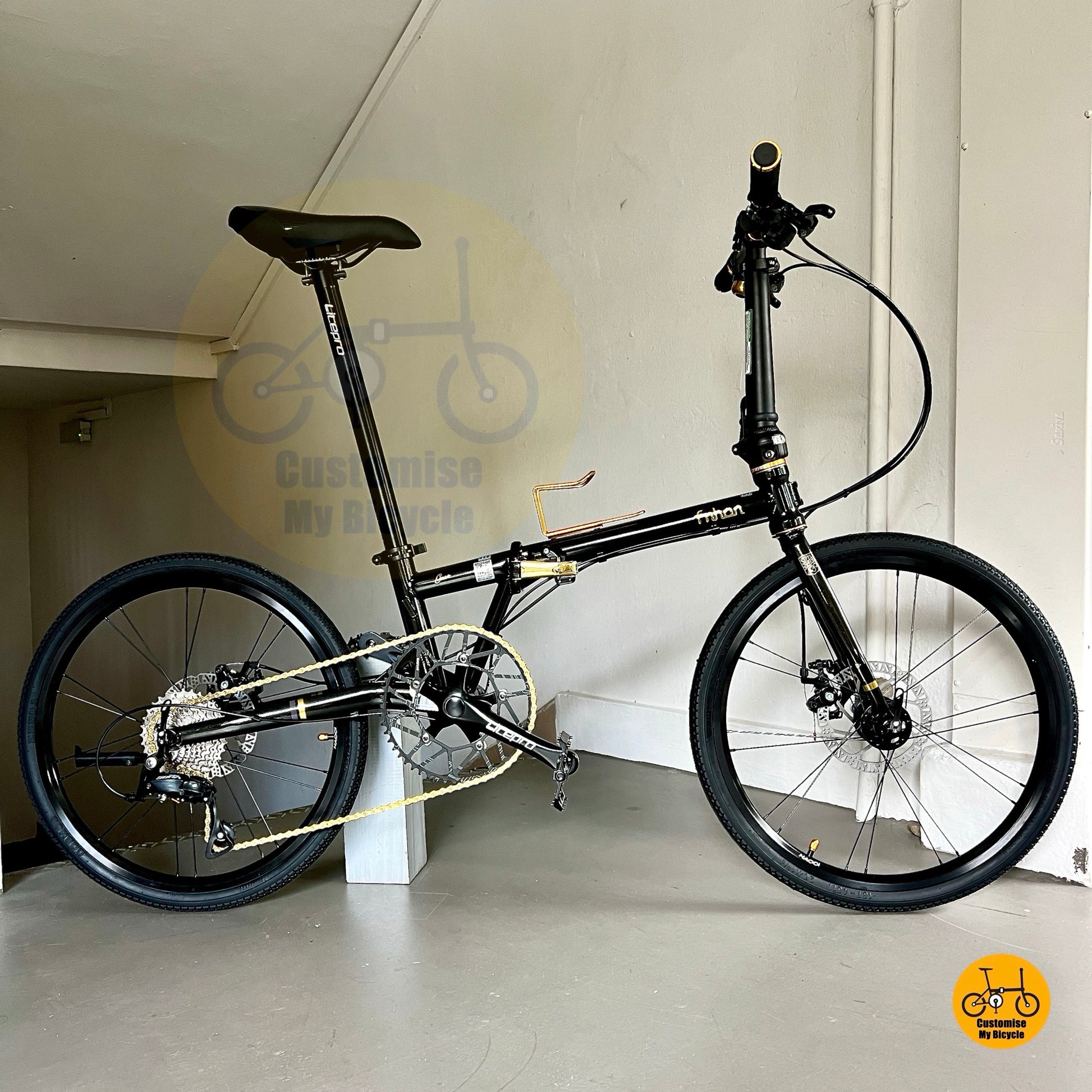 Fnhon Gust 22-inch foldable bike with low profile wheelset for smooth PCN rides