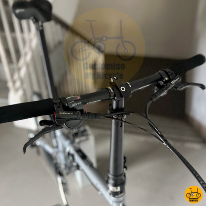 ergonomic handlebar with grip-friendly levers
