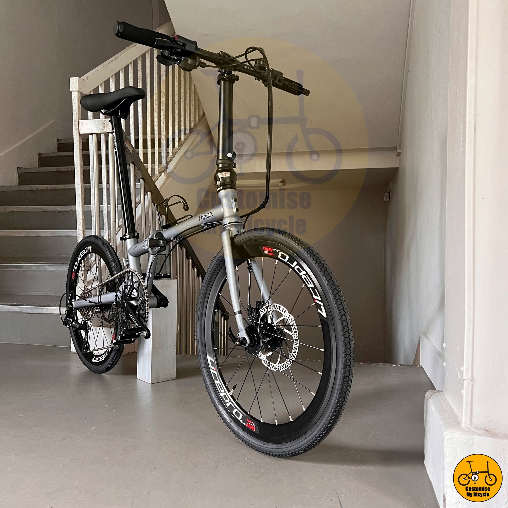 Fnhon Gust 20-Inci – High-Performance Folding Bike for City and PCN Routes
