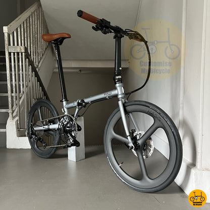 Fnhon Gust 22-inch Foldable Bicycle – Popular City Ride in Malaysia & Indonesia with Aero Wheels
