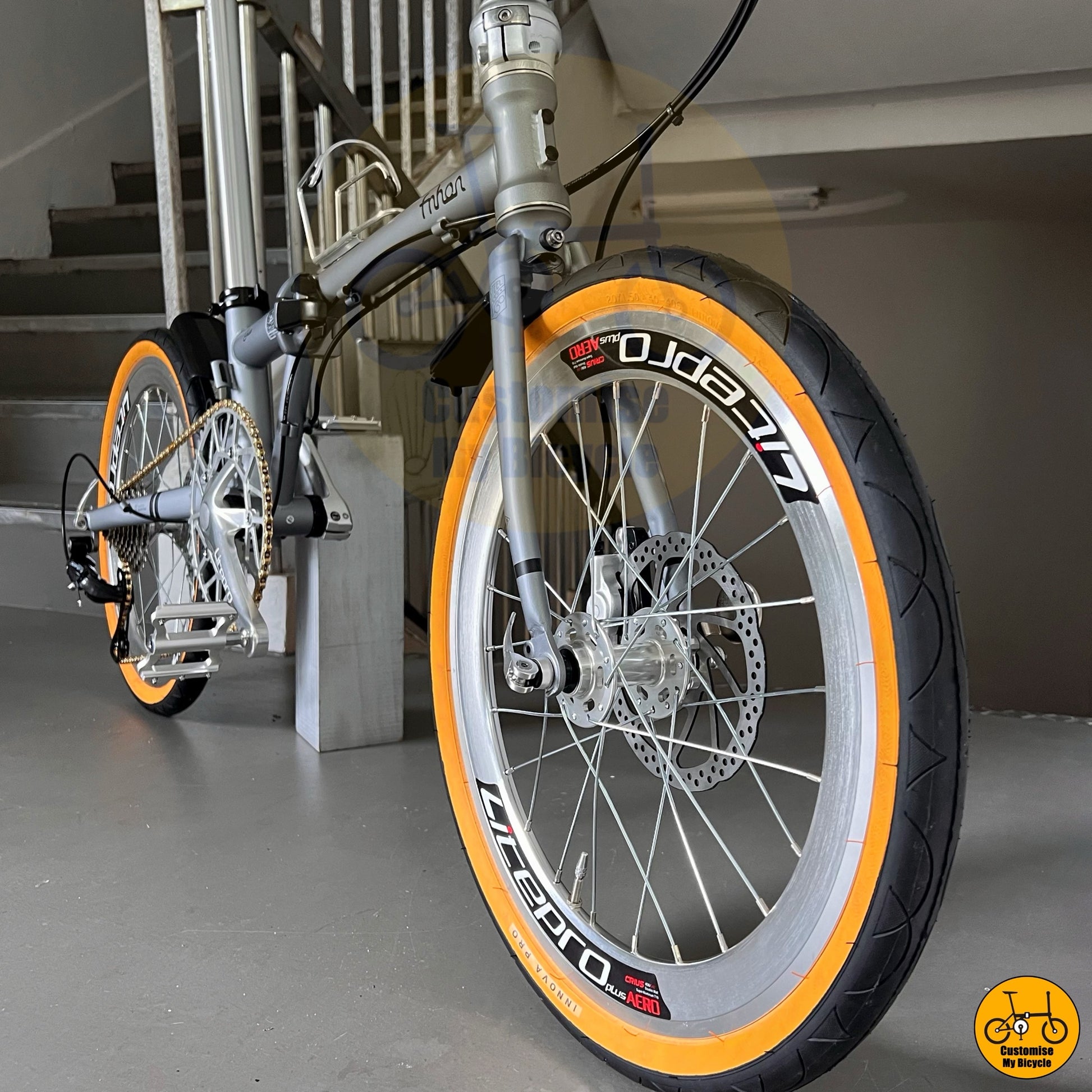 PCN-ready foldie with Shimano gears  
