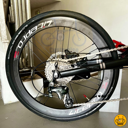 Shimano Tiagra-equipped folding bike for enhanced cycling performance
