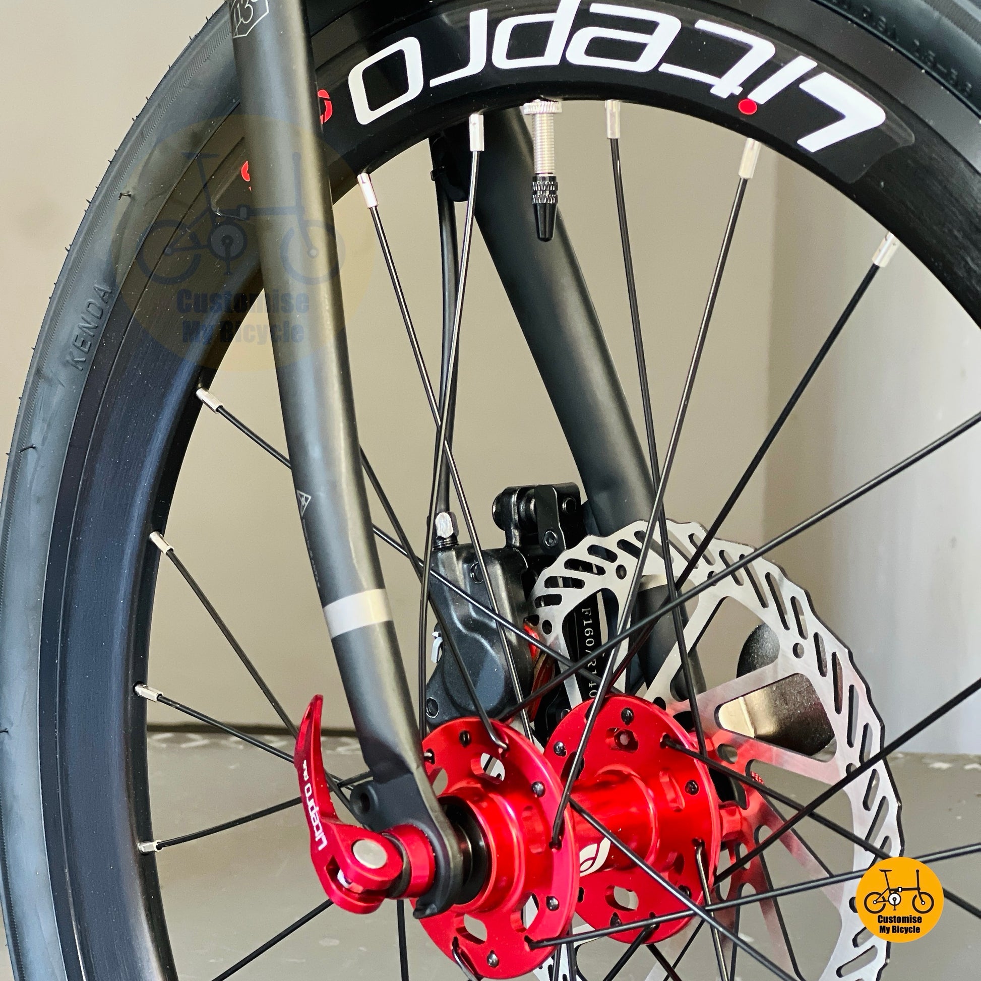 Fnhon Gust folding bike city ride Matte Black PCN pavement commuting foldable bicycle
