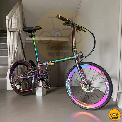 Fnhon Gust 22” • Shimano 10s • Oil Slick Aurora