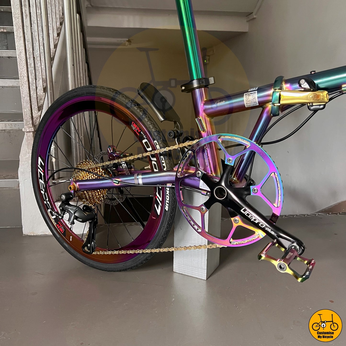 Fnhon Gust 22” • Shimano 10s • Oil Slick Aurora