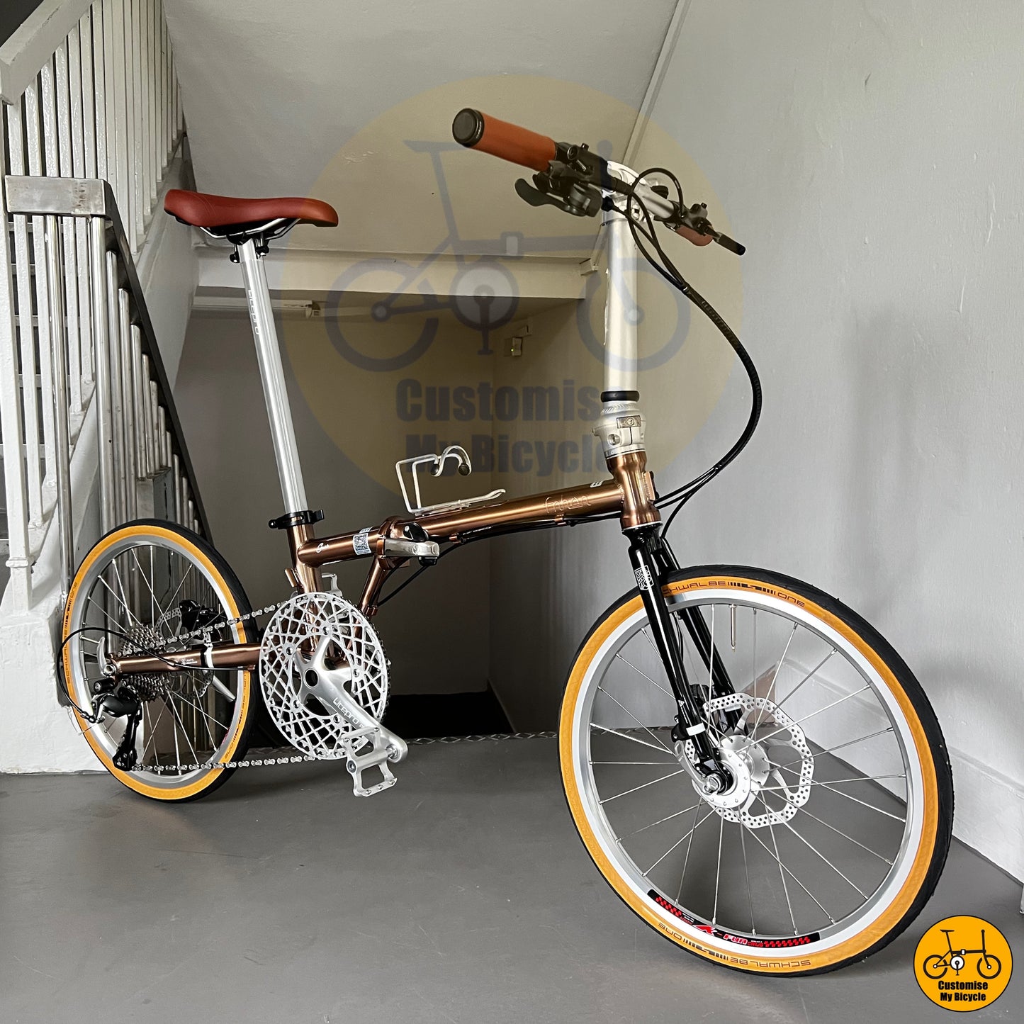 Fnhon Gust 20-inch Foldable Bicycle – Premium Clean Look & Lightweight Frame
