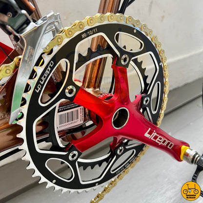 Premium Fnhon Gust foldable bicycle with top-tier Litepro Aero components
