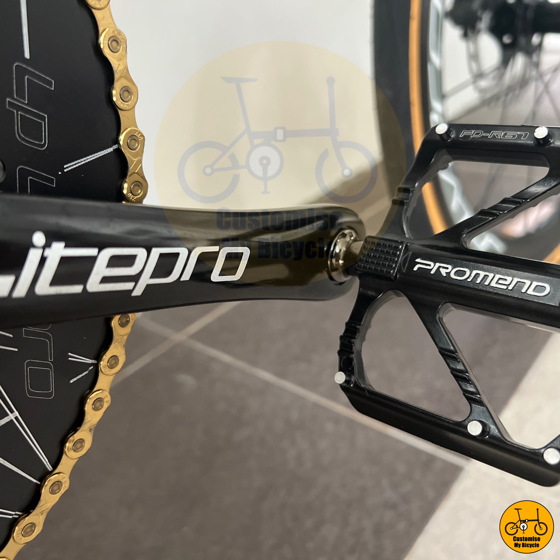 Promend R67 3-bearings pedals