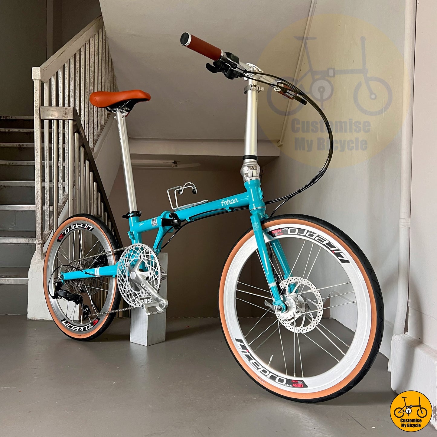 Fnhon Gust 22” • Shimano 9s • Turquoise Blue