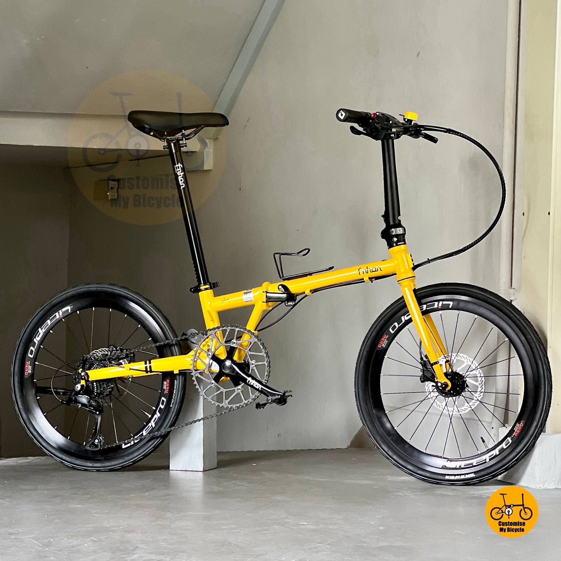 风行蚂蚁腿 FGD 22寸 折叠自行车 禧玛诺9速 铬钼钢车架 城市通勤 折叠单车 新加坡