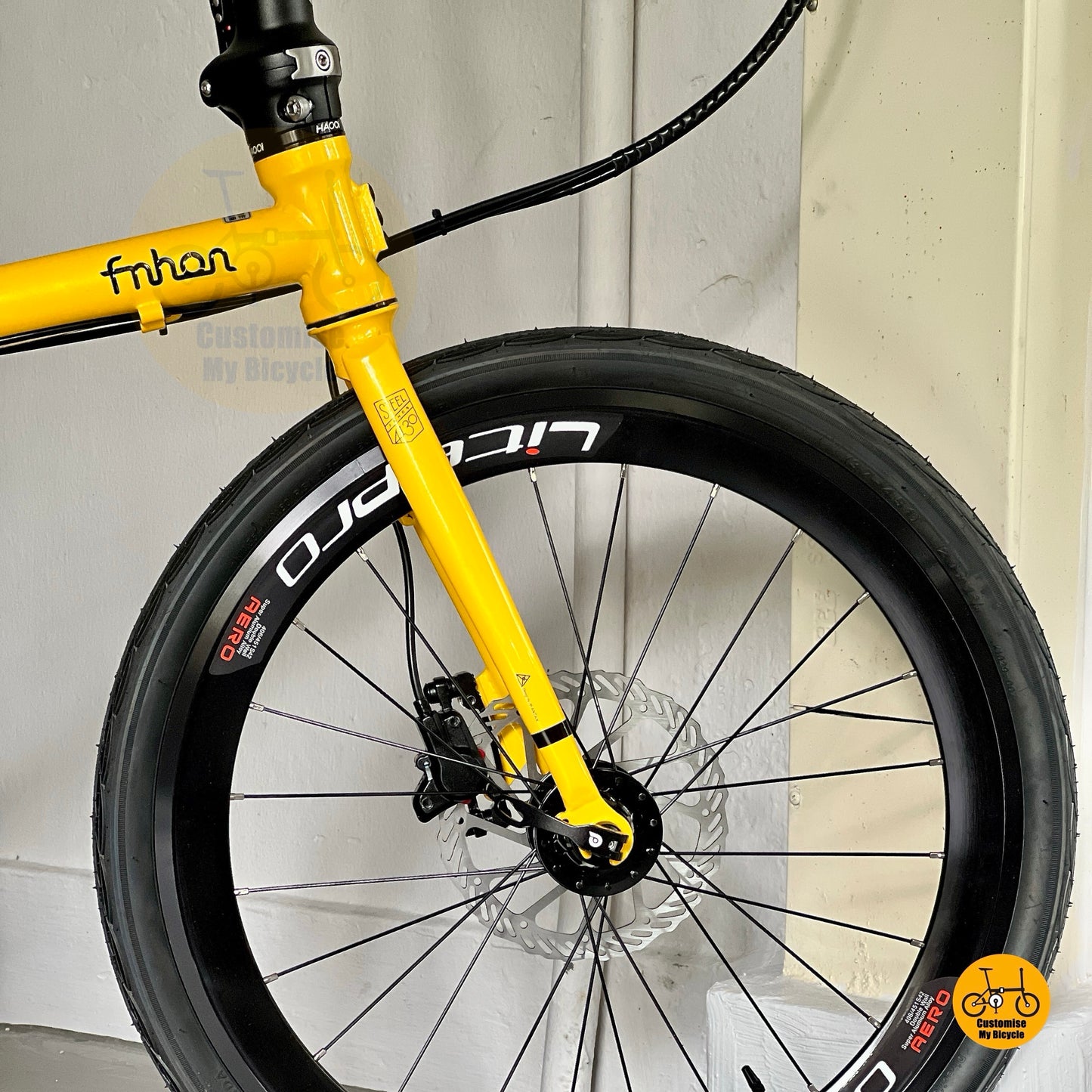 Fnhon Gust folding bicycle for PCN pavement road riding compact foldable bicycle Singapore