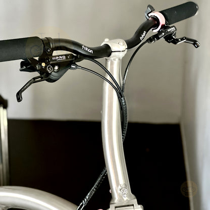 Fnhon GT20 20" Metallic Titanium folding bike with IIIPRO Ivar hydraulic disc brake