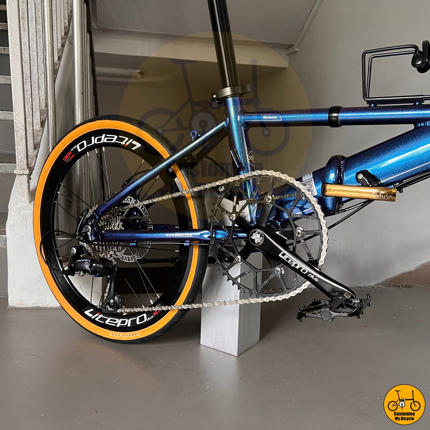 Easy to Fold Fnhon Monsoon 22-Inch Folding Bike – Compact & Convenient for Daily Commutes
